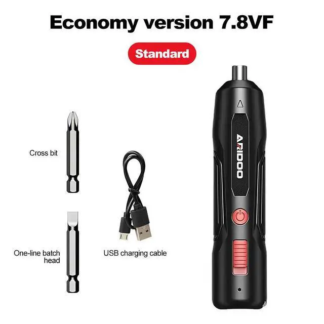 Alt view image 3 of 3 - 7.8VF/4.2V Electric Screwdriver Cordless Screwdriver Set Manual & Electric Power Screw Driver Precision Repair Tools