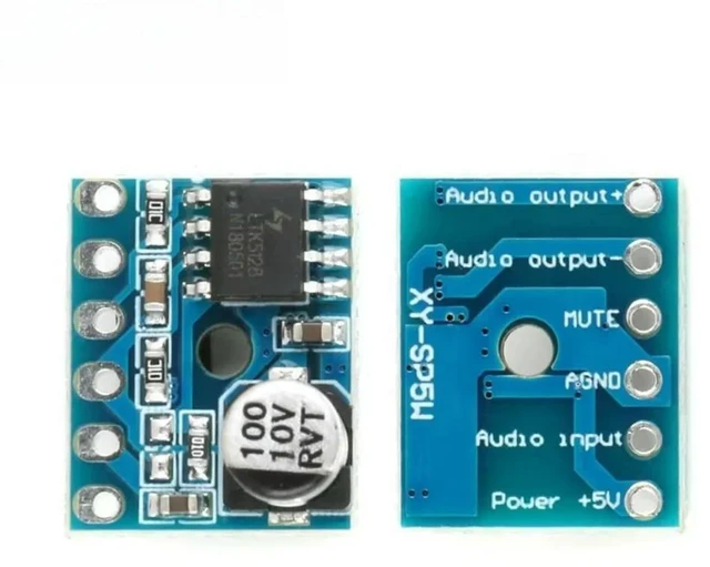 Alt view image 2 of 3 - 10pcs XY-SP5W 5128 Digital Amplifier Board Class D 5W Mono Audio Amplifier Module VS88715V