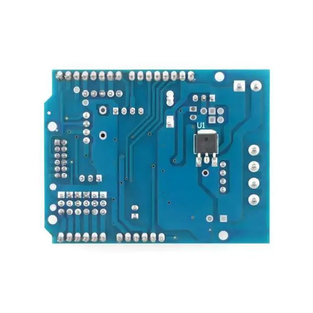 Alt view image 3 of 3 - L298P DC Motor Driver Module Expansion Board Stepper Motor Car Robot Accessory Module Motor Shield Blue Board for
