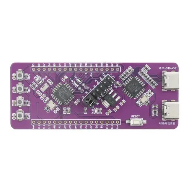 Alt view image 3 of 3 - STM32F103C8T6 Development Board Module Integrates an ST-LINK V2 Emulator Programmer and a TTL Serial Port Downloader