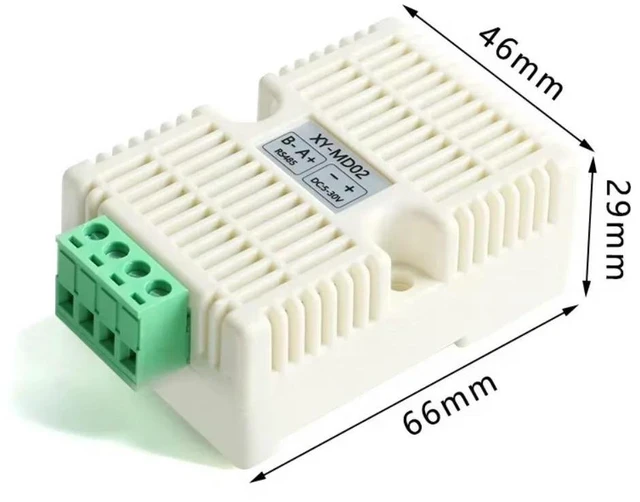 Alt view image 3 of 3 - XY-MD02 Temperature and Humidity Transmitter Detection Sensor Module Modbus SHT40 Temperature Sensor RS485 Signal Analog