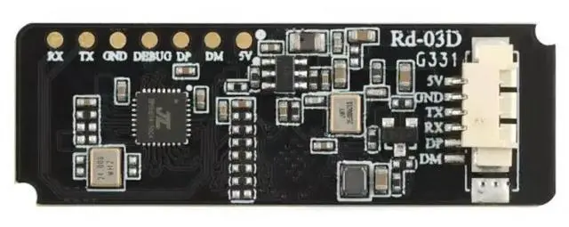 Alt view image 2 of 3 - Rd-03D 24G Multi-Target Human Motion Trajectory Localization and Tracking Radar Module On-Board PCB Antenna