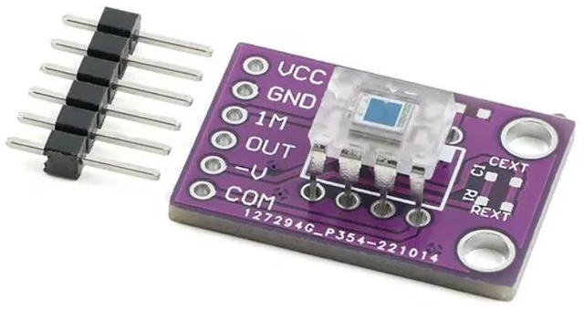 Main image of OPT101 Light Analog Light Intensity Sensor Module Single Chip Photoelectric Diode 14KHz CJMCU-101