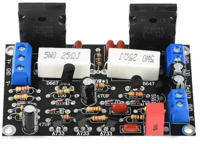 Main image of High-Power 100W Hifi Audio Amplifier Module DC -10V-45V Mono Post-Stage Amplifier Board Linear Amplifiers and Comparators