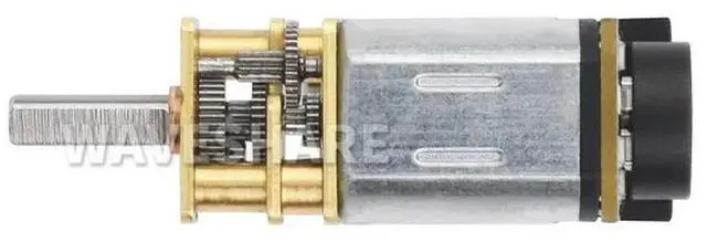 Main image of Waveshare N20 DC Gear Motor,Magnetic Hall Encoder,All-l Gearbox,High precision Reduction Motor,With L-shaped 6PIN Connector