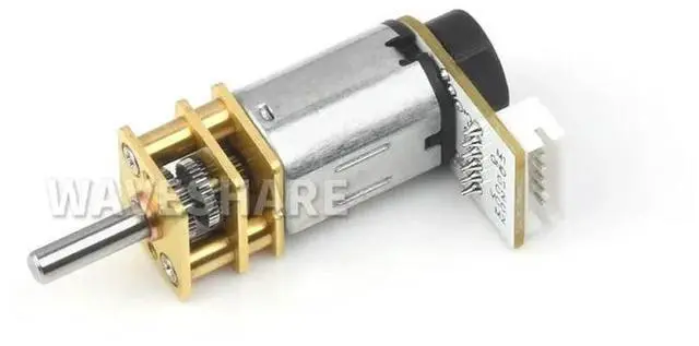 Alt view image 3 of 3 - Waveshare N20 DC Gear Motor,Magnetic Hall Encoder,All-l Gearbox,High precision Reduction Motor,With L-shaped 6PIN Connector