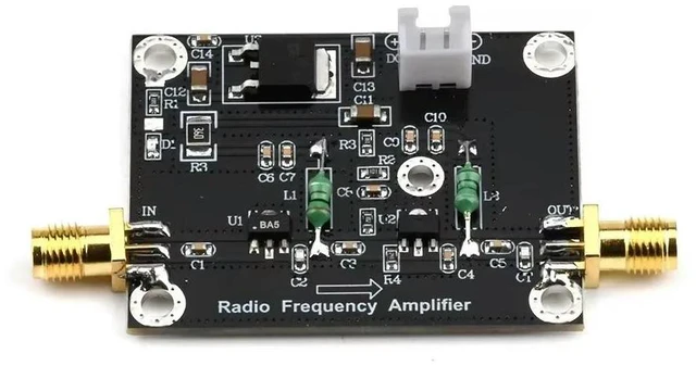 Alt view image 2 of 3 - 1M-1000MHz 2W Power Amplifier Module HF FM VHF UHF FM Transmission Broadband RF Power Amplifier
