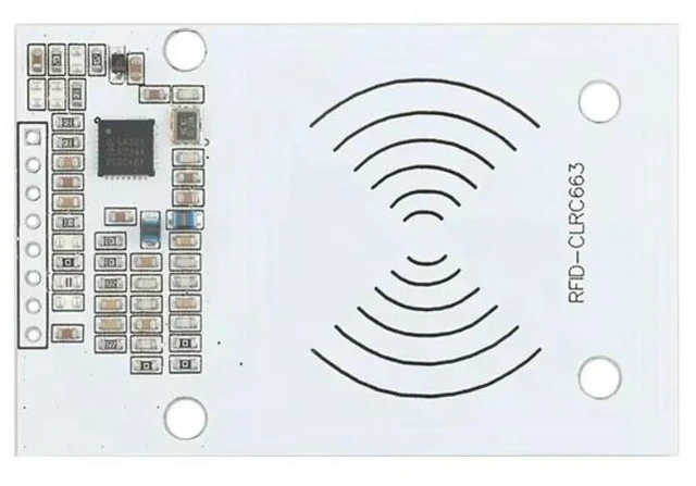 Alt view image 3 of 3 - CLRC663 RC663 NFC Card Reader Module Full Protocol NFC Reading Card Module IC Card Induction Read and Write RFID Radio Frequency