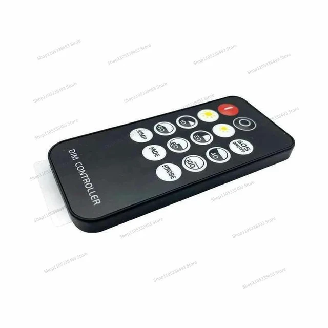 Alt view image 3 of 3 - For Voltage DC5-24V RF 14 Key 30A Dimming Controller, Stepless Brightness Adjustment, Knob