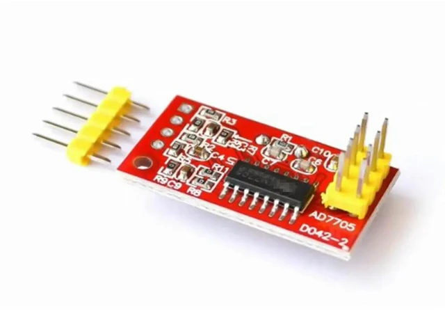 Alt view image 2 of 3 - 10pcs/lot AD7705 Dual 16 Bit Data Acquisition Module Input Gain Programmable SPI Interface TM7705
