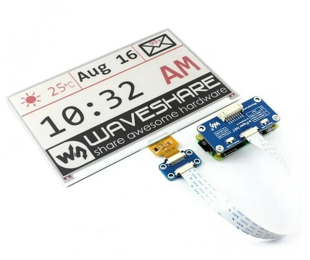 Main image of Universal E-Paper Driver HAT, Supports Various Waveshare SPI E-Paper Raw Panels