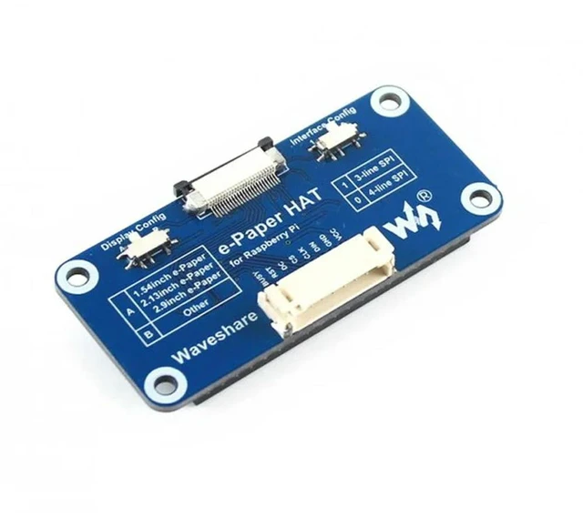 Alt view image 3 of 3 - Universal E-Paper Driver HAT, Supports Various Waveshare SPI E-Paper Raw Panels