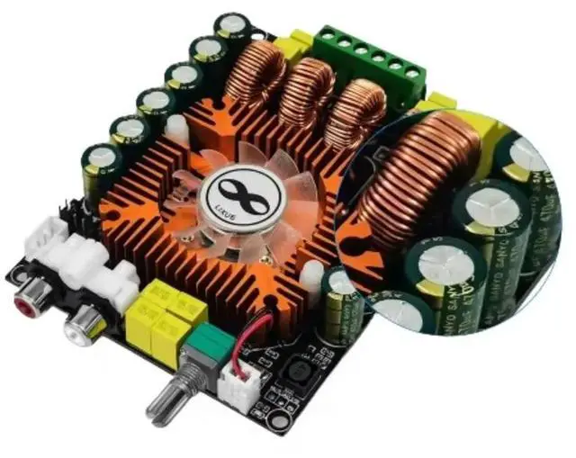 Alt view image 2 of 3 - TDA7498E 2.0 High-Power Digital Amplifier Board 160W*2 BTL220W Supported 2.0HIFI Stereo for Multimedia and Audio