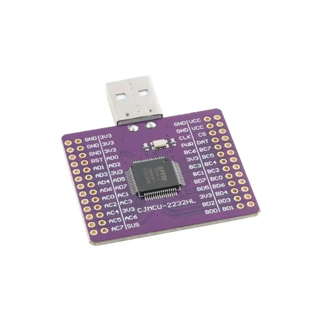 Alt view image 2 of 3 - CJMCU-2232HL FT2232HL USB to UART FIFO SPI I2C JTAG RS232 Module