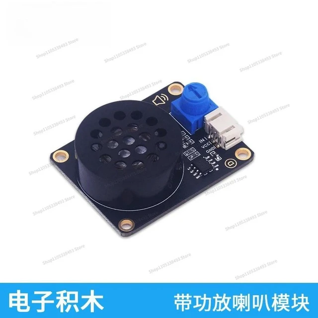 Alt view image 3 of 3 - For Large Speaker Module with Amplifier Speaker Playback, Suitable for Electronic Building Blocks