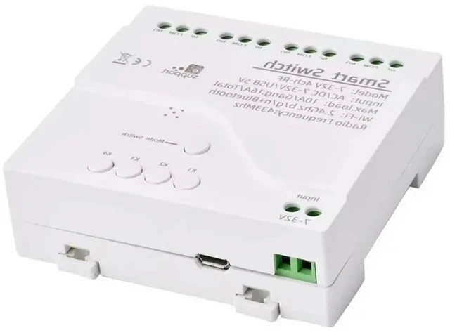 Main image of EasyLink APP Control 4-Channel Relay RF Switch Module 433MHz Remote Control with Shell Electronic Components