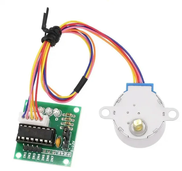 Alt view image 2 of 3 - 10pcs/lot Electronics 28BYJ-48 5V 4 Phase DC Gear Stepper Motor ULN2003 Driver Board DIY Kit