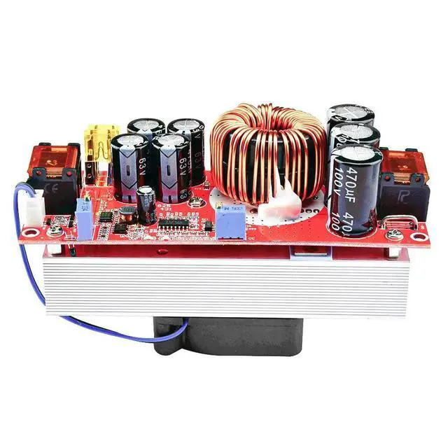 Alt view image 2 of 3 - DC-DC 1800W 40A Boost Converter Step Up Power Supply Module 10-60V to 12-90V Adjustable Voltage Charger