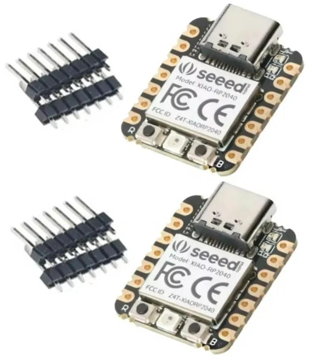 Main image of 2pcs Hott Seeeduino Seeed Studio XIAO RP2040 Raspberry Pi Chip Development Board Module for /MicroPython/CircuitPython