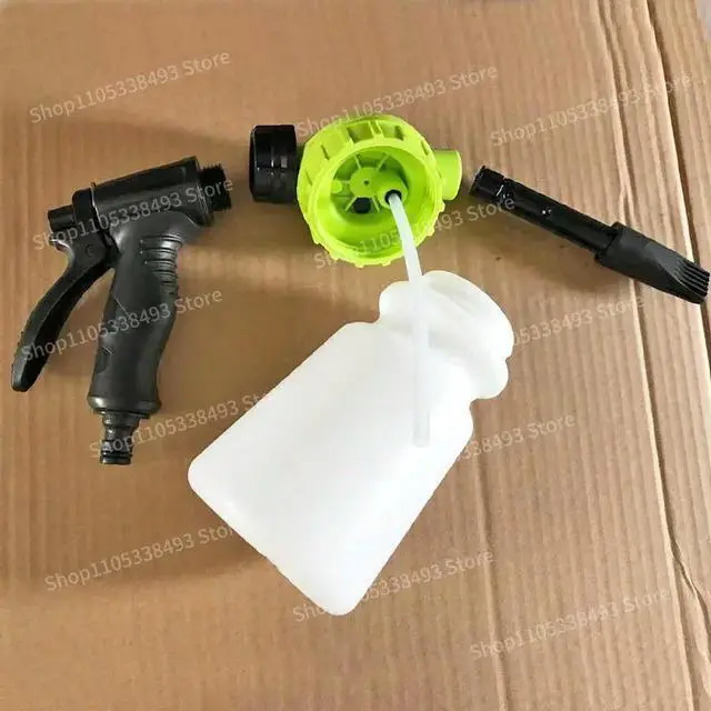 Alt view image 3 of 3 - Household Tap Water Large-capacity Foam Pot Car Wash Water Gun Watering Flowers Pesticide Spraying Can Adjust Foam Watering Pot