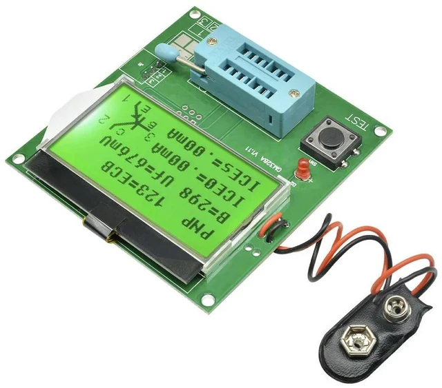 Alt view image 2 of 3 - Component GM328A Transistor Tester Graphic Wave Signal LCR\RLC\PWM\ESR