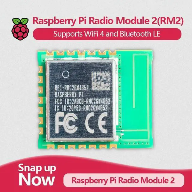 Main image of Raspberry Pi Radio Module 2(RM2) SDR , 100 kHz to 6 GHz, 12-bit ADC, Compatible with Pi 5 and CM4.