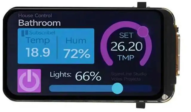 Main image of ESP32 C6 Development Board Kit 1.47inch LCD Screen Internet Things Controller for Bluetooth Low Power Electronic Modules
