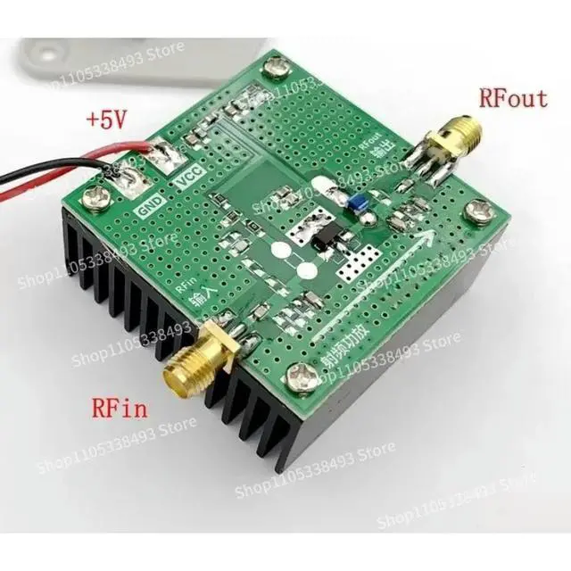 Alt view image 3 of 3 - For 400MHZ-4GHZ 1W Power Amplifier Development Board TQP7M9103 with Large Heat Sink, Supports Continuous Work