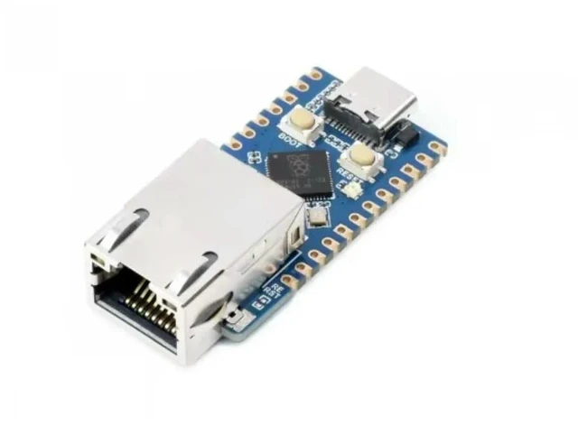 Main image of Raspberry Pi Pico RP2040-ETH Mini Development Board RP2040 Ethernet Port Module Based on Official RP2040 Dual Core Processor