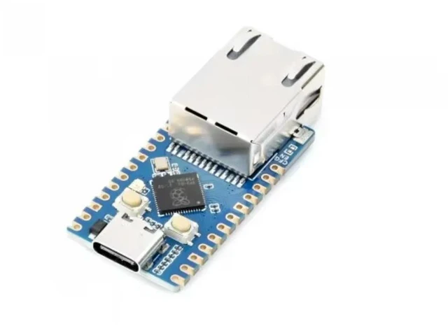 Alt view image 2 of 3 - Raspberry Pi Pico RP2040-ETH Mini Development Board RP2040 Ethernet Port Module Based on Official RP2040 Dual Core Processor