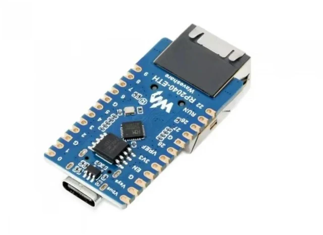 Alt view image 3 of 3 - Raspberry Pi Pico RP2040-ETH Mini Development Board RP2040 Ethernet Port Module Based on Official RP2040 Dual Core Processor