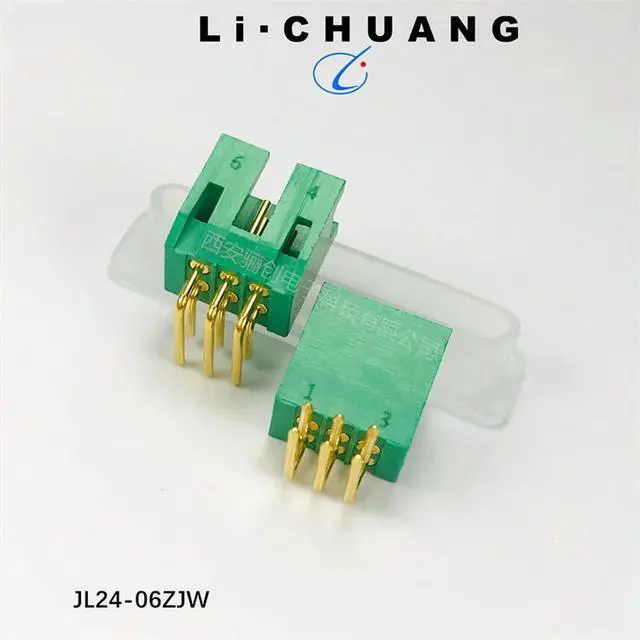 Alt view image 3 of 3 - 1pcs 6-pin Crimping Plug JL24-6TKY-300MM Gold-plated Connector