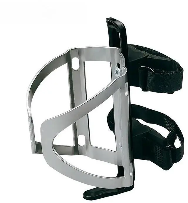 Main image of For Bicycle Kettle Holder Adjustable Opening Mountain Road Bike Cup Holder Velcro Aluminum Alloy Water Cup Holder
