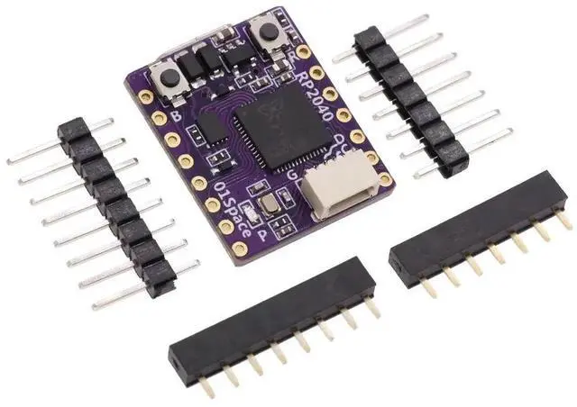 Alt view image 3 of 3 - 5pcs/lot Raspberry Pi Pico Rp2040 Development Board with 0.42 Inch LCD Supports and Microprython