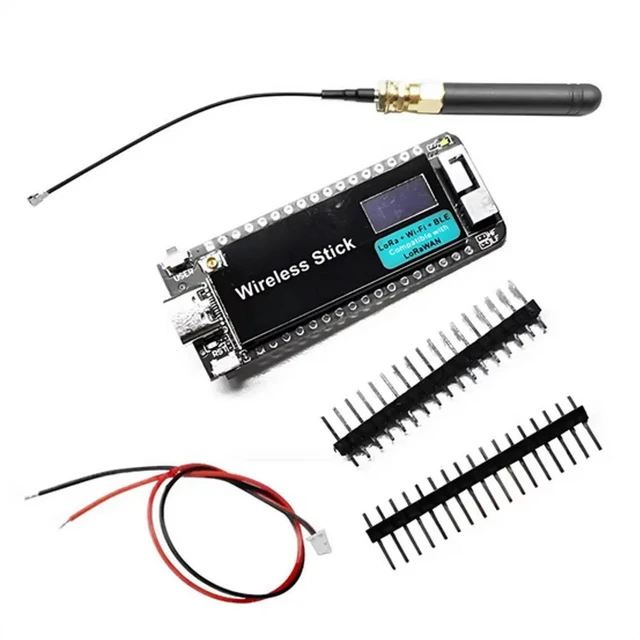 Main image of LoRa Development Board 433-470MHz 868-915MHz BLE ESP32 Stick SX1276 for with Antenna