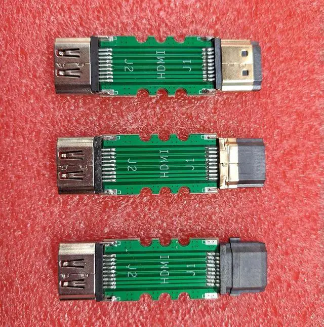 Alt view image 2 of 3 - HDMI Test Fixture, Adaptor, Scratch-free Testing, HDMI Short-shell USB, Male and Female Connectors, Test Board