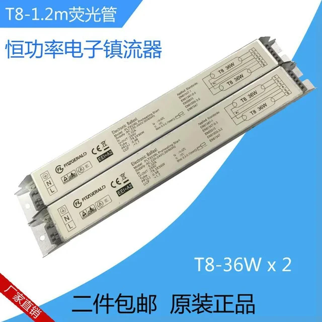 Alt view image 2 of 3 - 36W Energy-Saving Lamp Ballast 1.2 Fluorescent Lamp Driver 1-to-2 Electronic Ballast Long Power Adapter