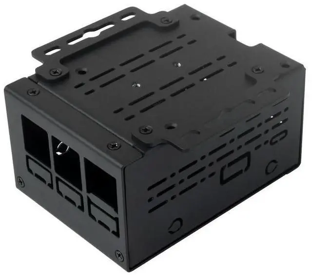 Alt view image 3 of 3 - Waveshare Industrial Grade l Case (D) for Raspberry Pi 5, Larger Internal Space, Supports Installing Official Cooling Fan