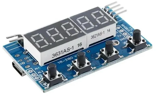 Main image of HX711 Load Cell AD Weight Pressure Sensor AD Module Display 24-bit Weighing Instrument Electronic Scale Type-C 5V TTL Modbus RTU