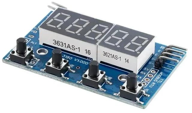 Alt view image 2 of 3 - HX711 Load Cell AD Weight Pressure Sensor AD Module Display 24-bit Weighing Instrument Electronic Scale Type-C 5V TTL Modbus RTU