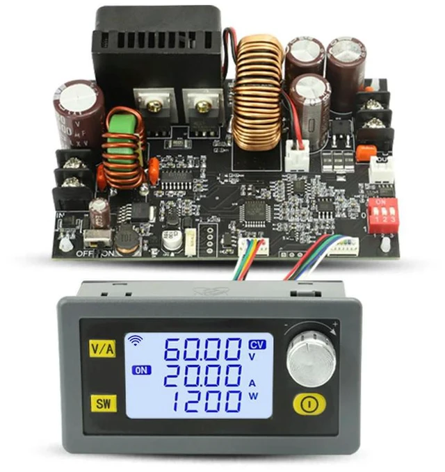 Main image of XY6020L CNC Adjustable Direct Current Stabilized Voltage Power Supply Base Plate Constant Voltage and Current Step-down Module