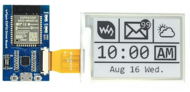 Alt view image 2 of 3 - Waveshare Universal e-Paper Driver Board with Bluetooth SoC ESP32 Onboard Supports Various SPI e-Paper Raw Panels