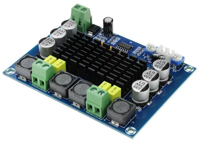 Main image of 10PCS/LOT XH-M543 Power amplifier board TPA3116D2 dual channel 2*120W power audio amplifier board