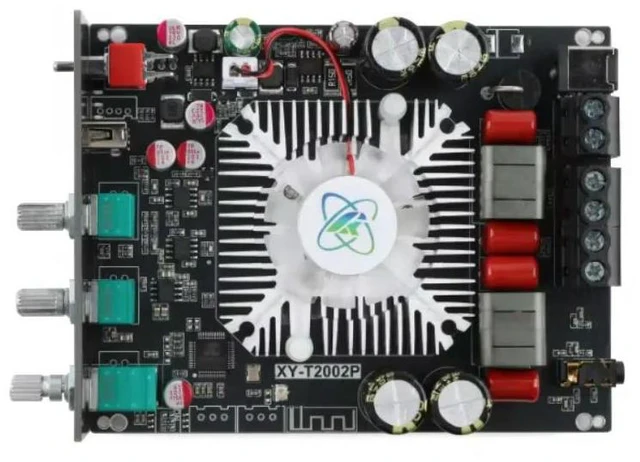 Main image of XY-T2002P 200W+200W BT Digital Amplifier Board Module High and Low Frequency Adjustment TPA3223 for Home Theater