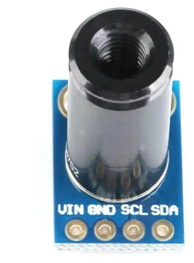 Alt view image 3 of 3 - High Precision 50cm-1m IR Temperature Monitoring Measurement Sensor GY-906 MLX90614ESF DCI Infrared Temperature Sensor Module