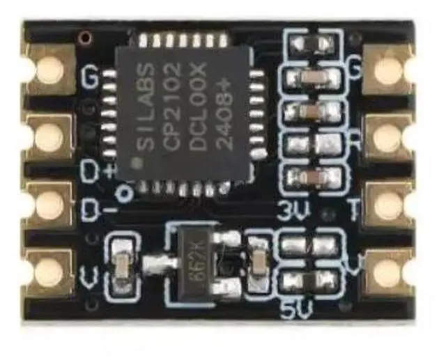 Alt view image 2 of 3 - 10PCS ZY-CP2102 USB to TTL UART Module Flash Download Wire Solder SMD PCB