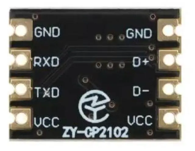 Alt view image 3 of 3 - 10PCS ZY-CP2102 USB to TTL UART Module Flash Download Wire Solder SMD PCB