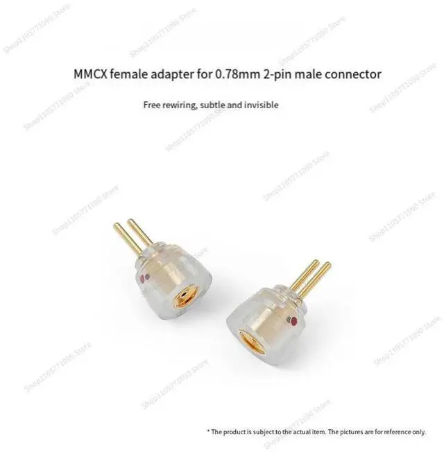 Main image of For LC-78A 0.78 2Pin Circular MMCX Female Headphone Adapter Plug FD11/FH11 Universal