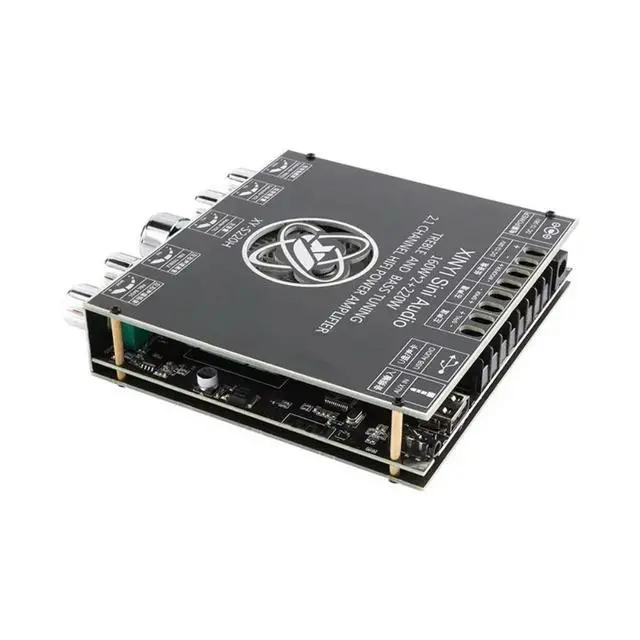 Alt view image 2 of 3 - XY-S220H TDA7498E 2.1 Channel BT 5.1 Subwoofer Amplifier Board 160WX2+220W Power Audio Stereo Amplifier Board Bass AMP
