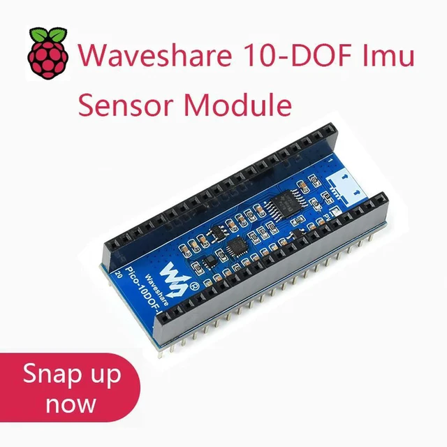 Main image of Waveshare 10-DOF Imu Sensor Module Voor Raspberry Pi Pico, Onboard ICM20948 En LPS22HB Chip